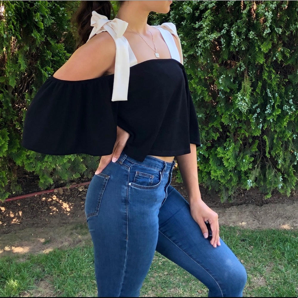 Zara Bow Tie Shirt
